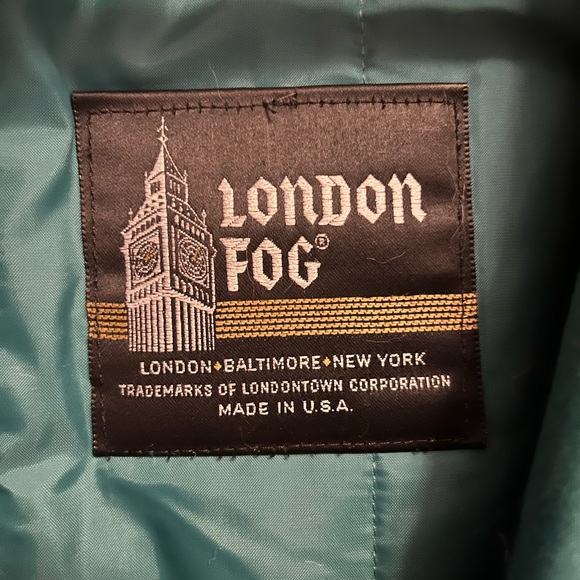 Spectacular teal vintage London Fog coat size 8P. - Picture 3 of 8